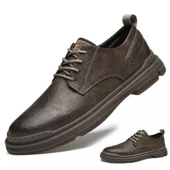 Мужская обувь из натуральной кожи. Удобные повседневные мокасины. Мужская обувь на плоской подошве. 37 чёрный