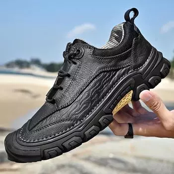 Мужская обувь из натуральной кожи весна осень мода мужская обувь ретро повседневные лоферы оксфорды для мужчин походная обувь мужская обувь 6.5