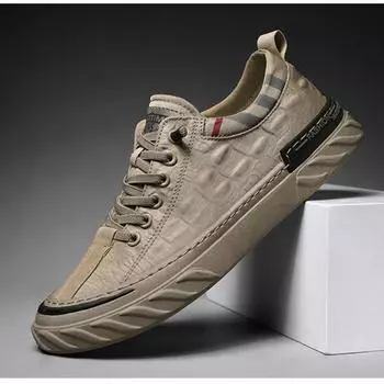 Мужская обувь из парусины, дышащая, молодежная, студенческая, кроссовки из ледяного шелка, повседневная, для ходьбы, спорта на открытом воздухе, легкая, мужская, для вождения, на плоской подошве, мокасины 39