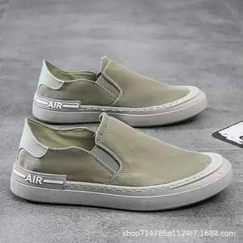 Мужская обувь из ткани 2022 года, новые ленивые туфли A Pedal Breathable Trend Wild Soft Sole Casual Shoes Men Zapatos De Hombre 39
