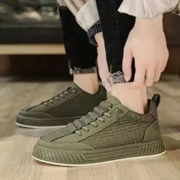 Мужская обувь из вулканизированной стали, повседневные нескользящие рабочие кроссовки, мужской корейский стиль, предложение, дышащие, осенние, модные, дешевые, высокого качества, модные 39