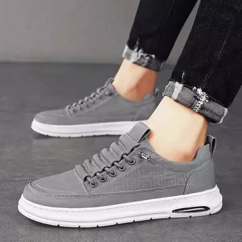 Мужская обувь из зонтичной ткани Ice Silk с одной педалью, повседневная дышащая обувь для скейтбординга, весна и лето 2024, новые модные туфли 39