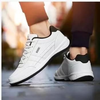 Мужская обувь Кроссовки для ходьбы Досуг Мужская спортивная обувь Нескользящая обувь Теннис для мужчин Новости 2025 Товары Zapatillas Hombre Мужской 38 чёрный