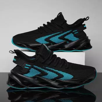 Мужская обувь, кроссовки, дышащие, удобные, повседневные, кроссовки для бега, роскошные, теннисные, мужская обувь, 2024, летние, мужские, теннисные туфли 39 чёрный