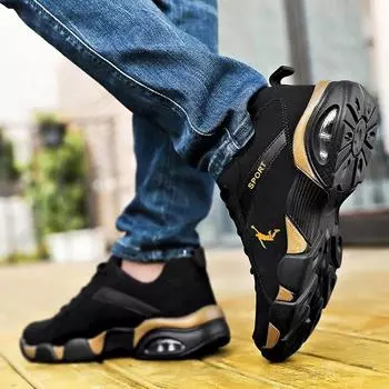 Мужская обувь Кроссовки Кожаные туфли на толстой подошве Большой размер 38 белый