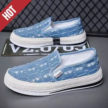 Мужская обувь Кроссовки Мужская мужская повседневная обувь Эспадрильи Тенис Роскошные парусиновые туфли для вождения Лодки Гоночная обувь Модные лоферы Мокасины на плоской подошве Обувь для мужчин 44 чёрный