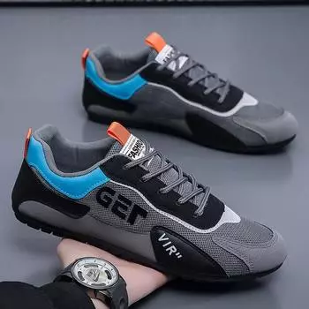 Мужская обувь Кроссовки Мужская мужская повседневная обувь Tenis Роскошные кожаные туфли Гоночная дышащая обувь Модные лоферы Кроссовки на плоской подошве для мужчин 39 белый