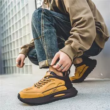 Мужская обувь Кроссовки Мужская повседневная мужская обувь Теннис Роскошная обувь Кроссовки Race Дышащая обувь Модные лоферы Кроссовки для мужчин 39 чёрный