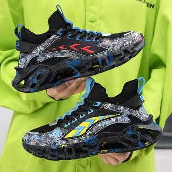 Мужская обувь Кроссовки Мужская повседневная мужская обувь Теннис Роскошная обувь Кроссовки Race Дышащая обувь Модные лоферы Кроссовки для мужчин 39