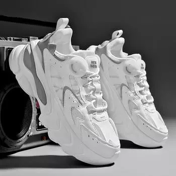 Мужская обувь Кроссовки Мужская повседневная мужская обувь Теннис Роскошная обувь Кроссовки Race Дышащая обувь Модные лоферы Кроссовки для мужчин 36