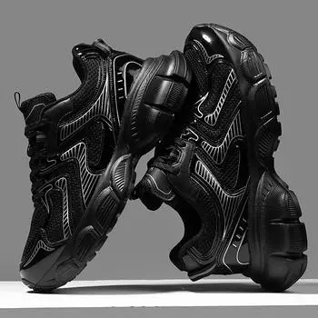 Мужская обувь Кроссовки Мужская повседневная мужская обувь Теннис Роскошная обувь Кроссовки Race Дышащая обувь Модные лоферы Кроссовки для мужчин 38