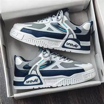 Мужская обувь Кроссовки Мужская повседневная обувь Досуг Роскошные мужские кроссовки для ходьбы Массивные трендовые кроссовки для мужчин Спортивная обувь для бега Мужская обувь 44 хаки