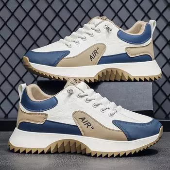 Мужская обувь Кроссовки Мужская повседневная обувь Массивная обувь для отдыха Роскошная мужская обувь для ходьбы Трендовая походная обувь для мужчин Кроссовки Мужская обувь 41 оранжевый