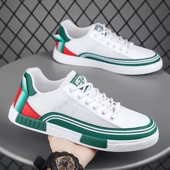 Мужская обувь Кроссовки Мужская повседневная обувь Роскошные большие размеры 47 Дышащая мужская прогулочная обувь Трендовая обувь для мужчин Кроссовки Мужская обувь 47 зелёный