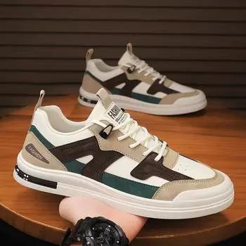 Мужская обувь, кроссовки, мужская повседневная обувь, роскошные дышащие мужские прогулочные туфли, трендовая парусиновая обувь для мужчин, кроссовки, мужская обувь 44 бежевый