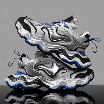 Мужская обувь Кроссовки Мужская теннисная обувь класса люкс Мужские повседневные кроссовки для бега Дышащие модные мокасины Кроссовки для мужчин 36