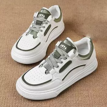Мужская обувь Кроссовки Мужская теннисная роскошная обувь Мужская повседневная обувь Мужская обувь Модная сетка Четыре сезона Обувь для кейтбординга для мужчин Студенческая обувь 39 зелёный