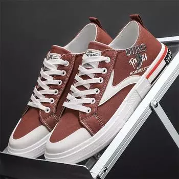 Мужская обувь Кроссовки Мужская теннисная роскошная обувь Мужская повседневная обувь Мужская обувь Модная сетка Четыре сезона Обувь для кейтбординга для мужчин Студенческая обувь 39 красный