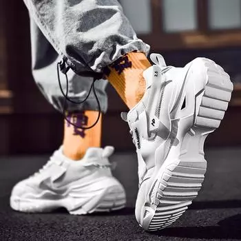 Мужская обувь Кроссовки Мужская теннисная роскошная обувь Мужская повседневная обувь Кроссовки Race Off Белые туфли Модные лоферы Кроссовки для мужчин 39