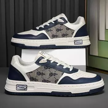 Мужская обувь, кроссовки, мужская теннисная роскошная обувь, мужская повседневная обувь, мужская обувь, модная обувь из искусственной кожи, четыре сезона, обувь для скейтбординга для мужчин 39 коричневый