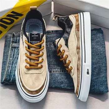 Мужская обувь, кроссовки, мужская теннисная роскошная обувь, мужская повседневная обувь, мужская обувь, модная парусиновая обувь для четырех сезонов, обувь для скейтбординга для мужчин 44 бежевый