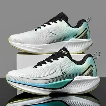 Мужская обувь Кроссовки Мужские теннисные туфли класса люкс Мужские повседневные кроссовки для бега Дышащие модные лоферы Кроссовки для мужчин 40 чёрный