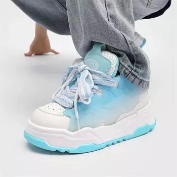 Мужская обувь Кроссовки Мужские теннисные туфли класса люкс Мужские повседневные кроссовки для бега Дышащие модные лоферы Кроссовки для мужчин 36 синий