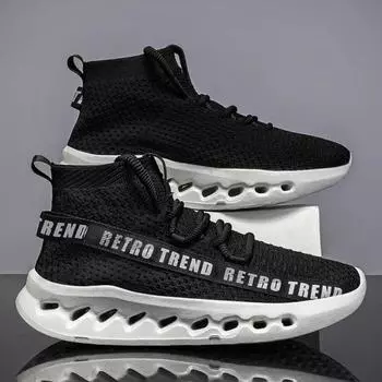 Мужская обувь Кроссовки Мужские теннисные туфли класса люкс Мужские повседневные кроссовки для бега Дышащие модные лоферы Кроссовки для мужчин 40 белый