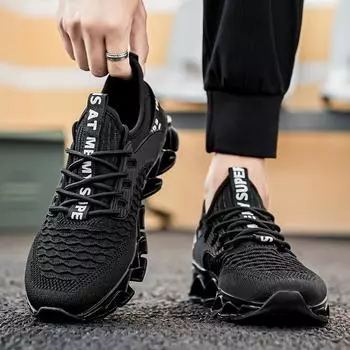 Мужская обувь Кроссовки Мужские теннисные туфли Роскошные мужские повседневные кроссовки для бега Дышащие модные мокасины Кроссовки для мужчин 39