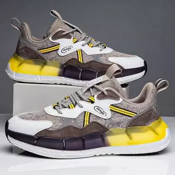 Мужская обувь Кроссовки Мужские теннисные туфли Роскошные мужские повседневные кроссовки для бега Дышащие модные мокасины Кроссовки для мужчин 39