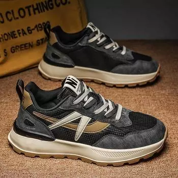 Мужская обувь Кроссовки Мужские теннисные туфли Роскошные мужские повседневные кроссовки для бега Дышащие модные мокасины Кроссовки для мужчин 39