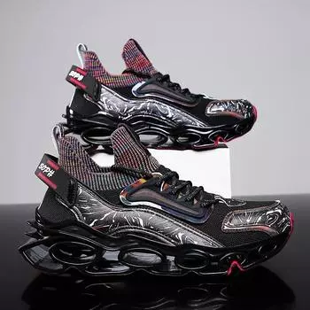 Мужская обувь Кроссовки Мужские теннисные туфли Роскошные мужские повседневные кроссовки для бега Дышащие модные мокасины Кроссовки для мужчин 39