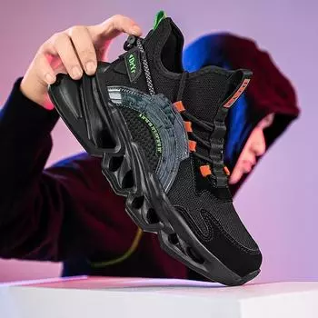 Мужская обувь Кроссовки Мужские теннисные туфли Роскошные мужские повседневные кроссовки для бега Дышащие модные мокасины Кроссовки для мужчин 39