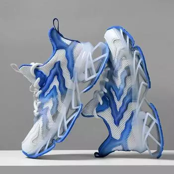 Мужская обувь Кроссовки Мужские теннисные туфли Роскошные мужские повседневные кроссовки для бега Дышащие модные мокасины Кроссовки для мужчин 39