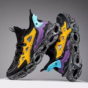 Мужская обувь Кроссовки Мужские теннисные туфли Роскошные мужские повседневные кроссовки для бега Дышащие модные мокасины Кроссовки для мужчин 36