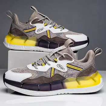 Мужская обувь Кроссовки Мужские теннисные туфли Роскошные мужские повседневные кроссовки для бега Дышащие модные мокасины Кроссовки для мужчин 39