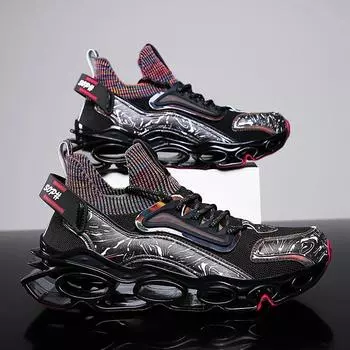 Мужская обувь Кроссовки Мужские теннисные туфли Роскошные мужские повседневные кроссовки для бега Дышащие модные мокасины Кроссовки для мужчин 39