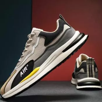 Мужская обувь Легкая мужская универсальная износостойкая обувь для сноуборда Мягкая подошва утолщенная спортивная и досуговая модная обувь 39 чёрный