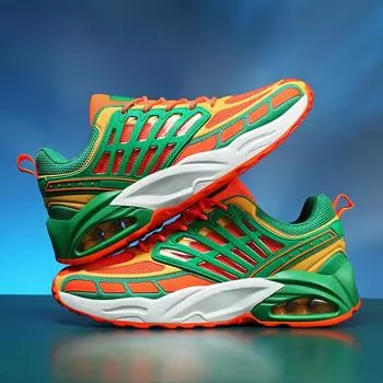 Мужская обувь летать плетение повседневная летняя воздухопроницаемость повышение спортивной беговой тенденции интернет знаменитости ins супер горячий папа модная обувь мужчины 39 бежевый