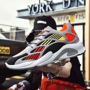 Мужская обувь Летающая тканая дышащая спортивная обувь Студенческая мода Кроссовки Повседневная обувь Кроссовки для бега Баскетбольная тренировочная обувь 39