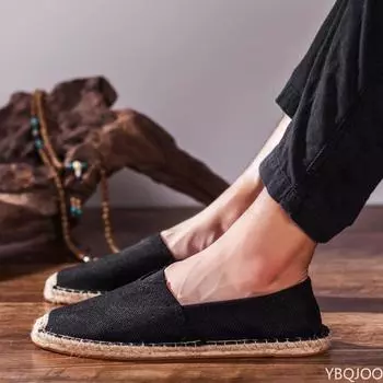 Мужская обувь, летние эспадрильи, мужские парусиновые кроссовки, новые дышащие туфли для рыбалки, мужские мокасины без застежек, большой размер 45, кроссовки 37 темно-коричневого