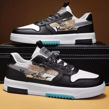 Мужская обувь, летние дышащие маленькие белые туфли, мужская студенческая трендовая универсальная спортивная повседневная обувь на толстой подошве, обувь Daddy Tide 39