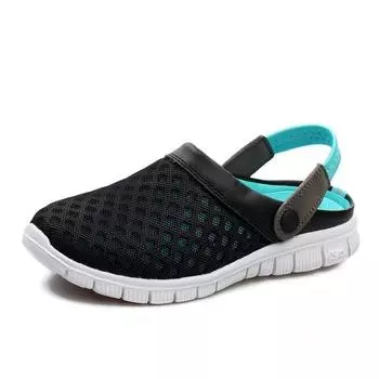 Мужская обувь, летние мужские сандалии, дышащие модные повседневные тапочки на плоской подошве, серая мужская обувь 6