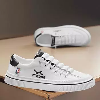 Мужская обувь, летние трендовые дышащие тканевые туфли, повседневные универсальные парусиновые туфли с одной педалью 39 озеро синий