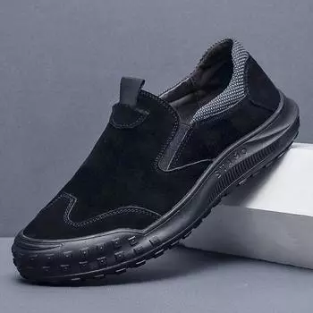 Мужская обувь летняя дышащая спортивная обувь для отдыха с одной педалью старая Пекинская тканевая обувь для работы на стройплощадке рабочая страховка мягкая подошва обувь для прилива 39