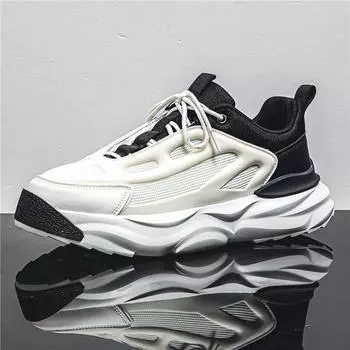 Мужская обувь летняя новая дышащая нескользящая износостойкая повседневная обувь универсальная модная спортивная сетчатая обувь для папы кроссовки 39