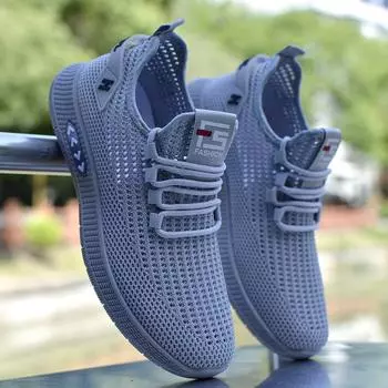 Мужская обувь, летняя, новая, дышащая, сетчатая, полая, повседневная, спортивная обувь, одна педаль, сетчатая, кокосовая обувь, мужская 38