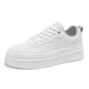 Мужская обувь, летняя, новая, повседневная, кожаная, белая, мужская, легкая, на платформе, спортивная обувь для сноуборда, модная обувь для активного отдыха 39