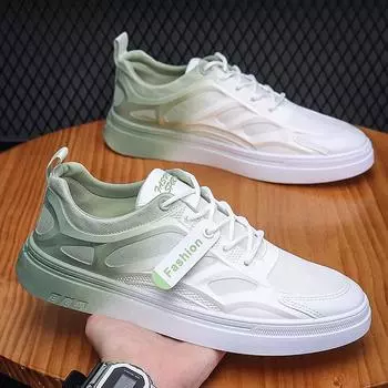 Мужская обувь Летняя обувь Мужская мода Светло-белые туфли для скейтборда Спортивная обувь для отдыха в портовом стиле 39