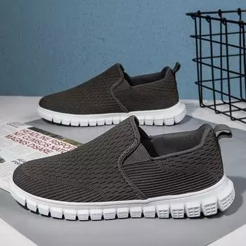 Мужская обувь, летняя парусиновая обувь, дышащие, удобные, уличные, кроссовки для ходьбы, классические туфли для мужчин, теннис, размер 46 44 темно-серого